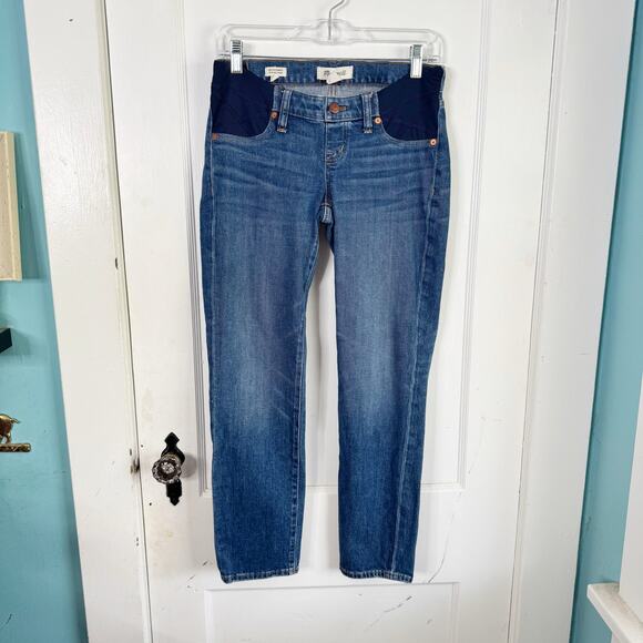 Madewell The Maternity Side Panel Slim Boy Jean Adjustable Edition Pull On 26 - Picture 3 of 11